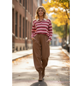 Italie Broek cognac balloon