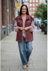 Brussel Gilet Lilo bordeaux