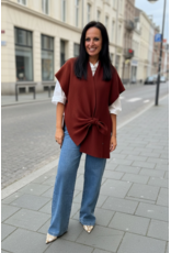 Brussel Gilet Noa burgundy