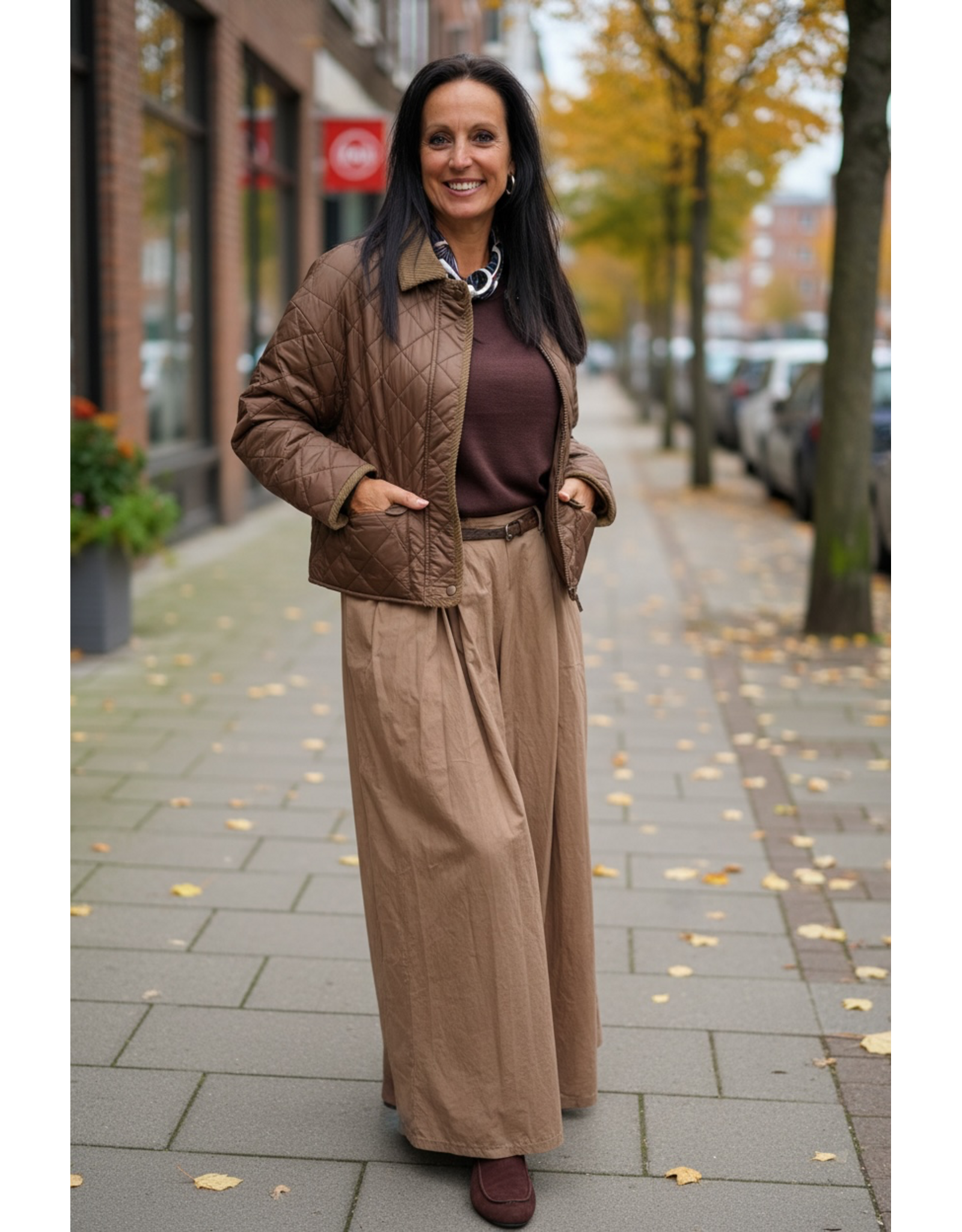 Italie Broek Phebe beige