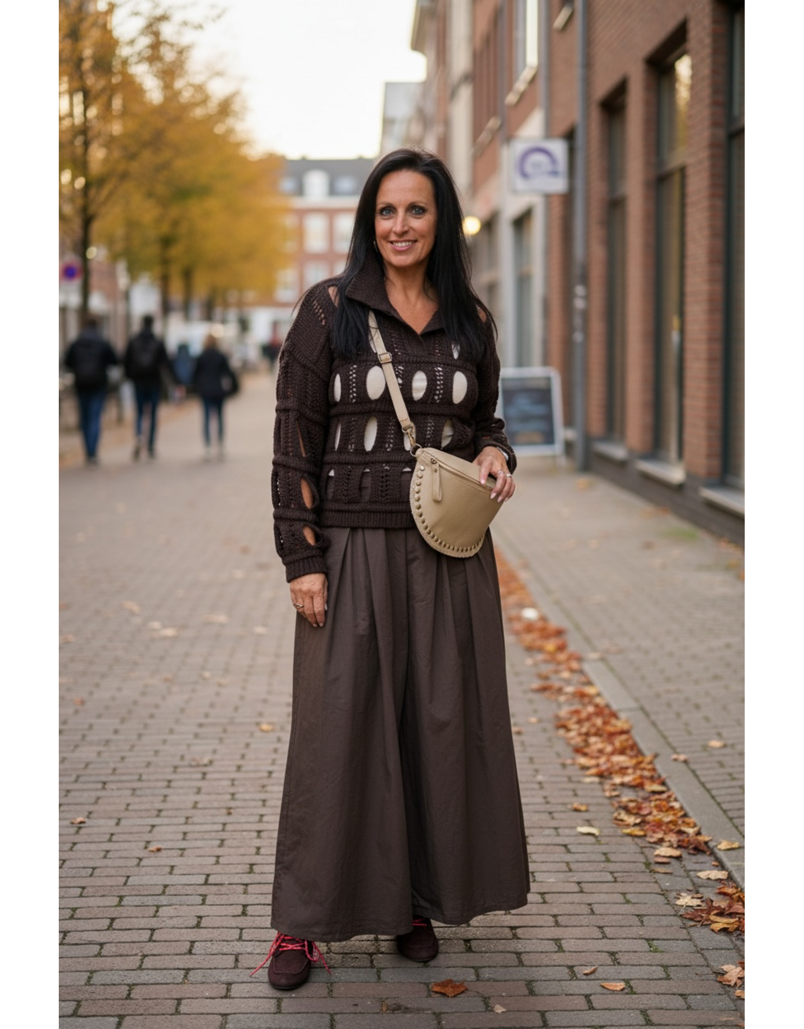 Italie Broek Phebe bruin