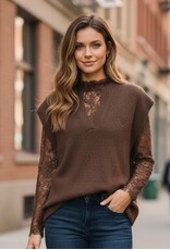 Brussel Top + gilet Choco