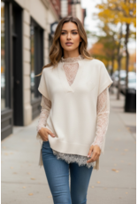 Brussel Top + gilet beige