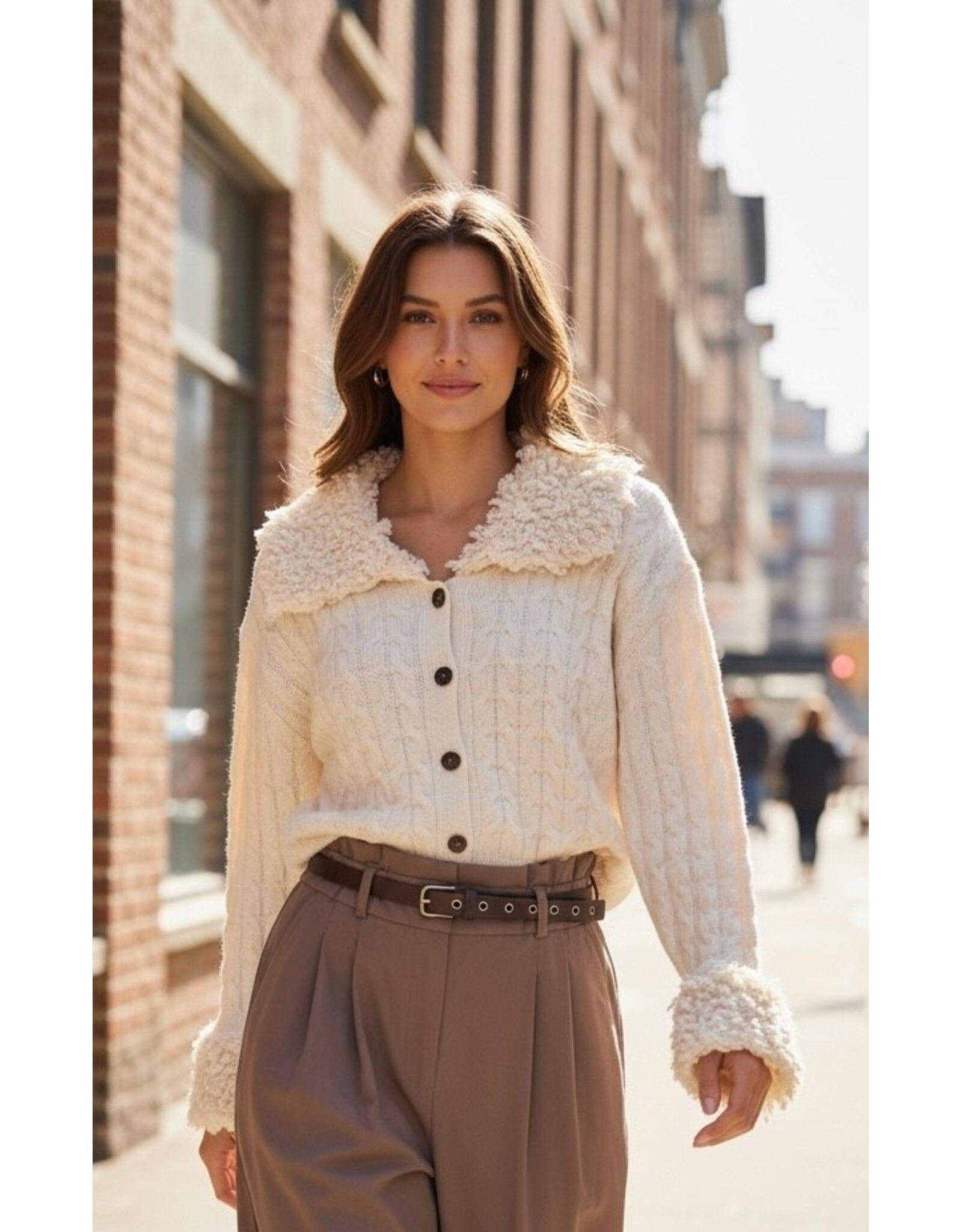 Italie Gilet Faye beige