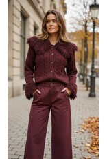 Italie Gilet Faye bordeaux