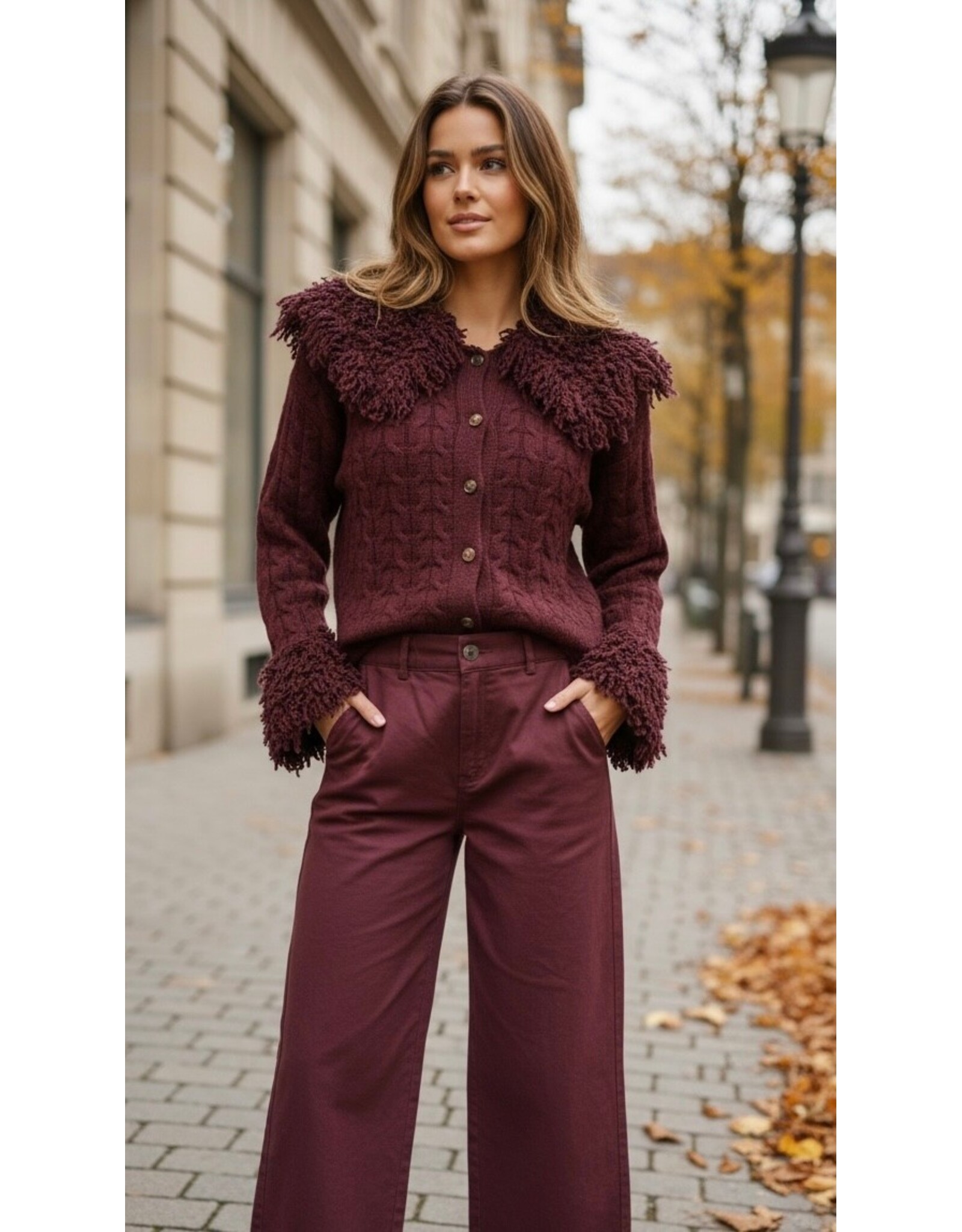 Italie Gilet Faye bordeaux