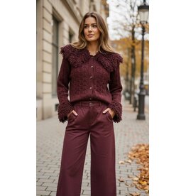 Italie Gilet Faye bordeaux