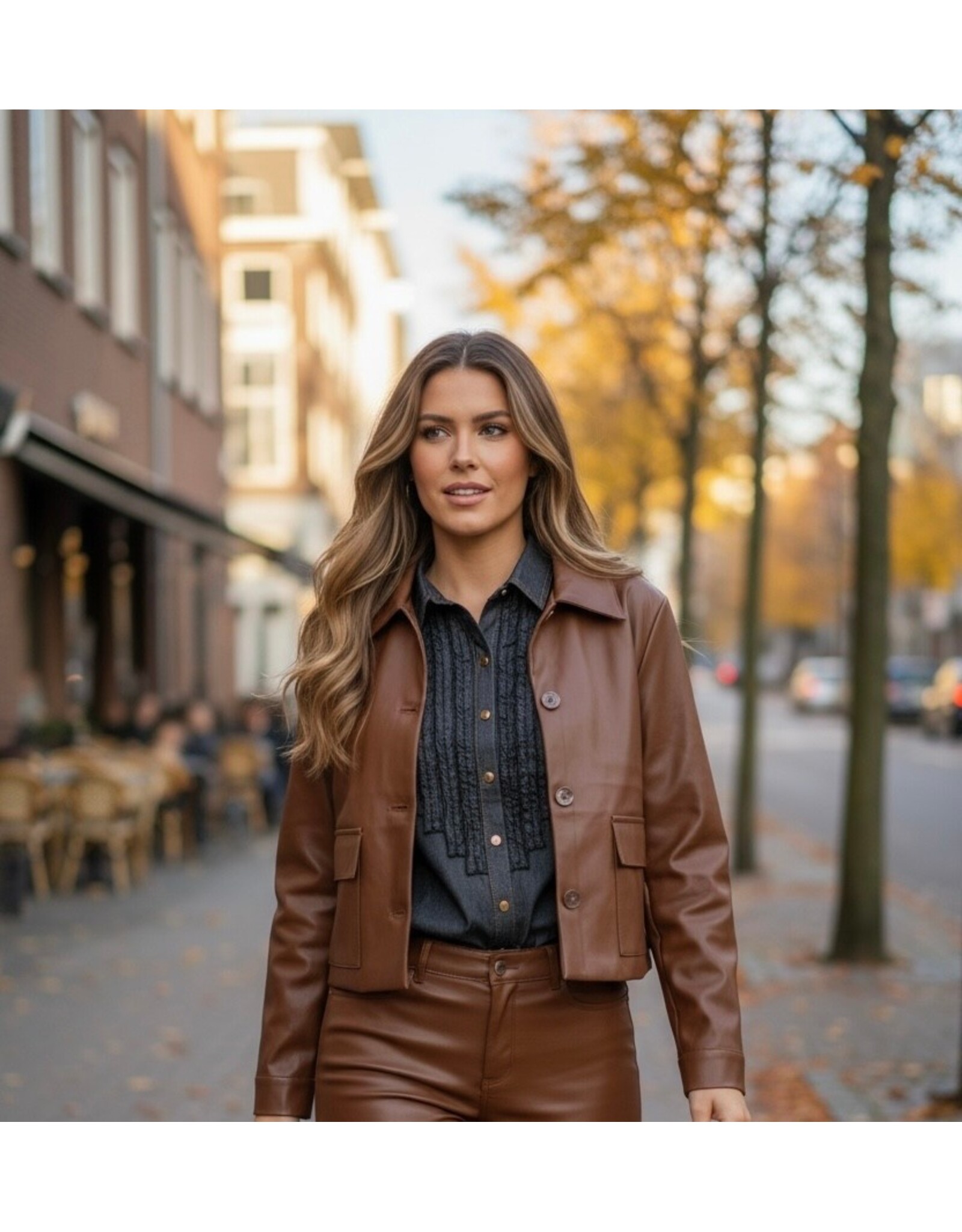 Allerlei Jas Caramel leather