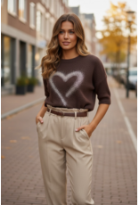 Brussel Trui carla bruin hart
