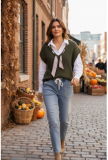 Italie Debardeur elegance kaki