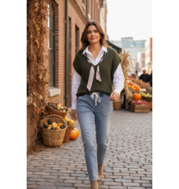 Italie Debardeur elegance kaki
