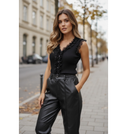 Brussel Top black bloom