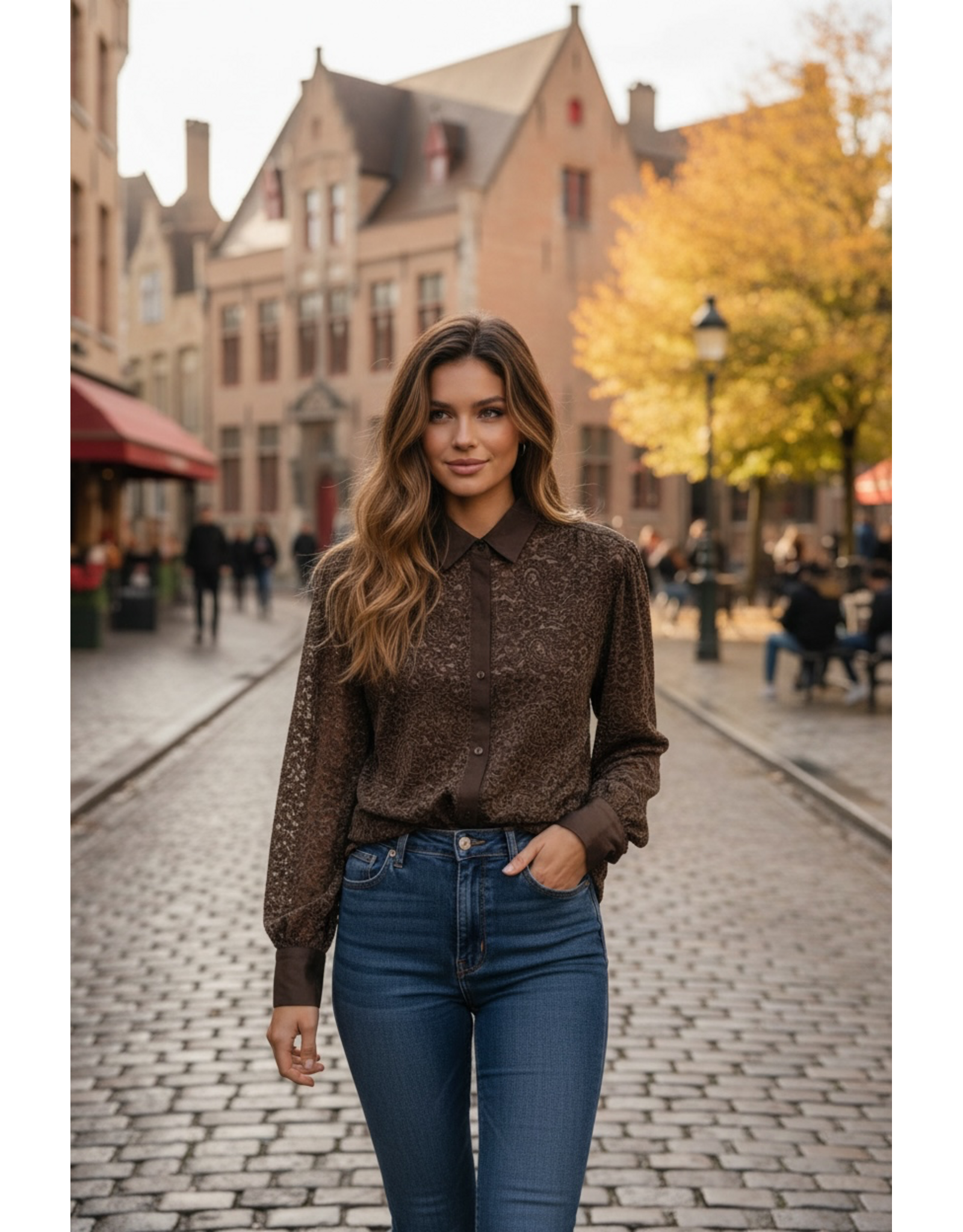 Brussel Bloes Choco Lace