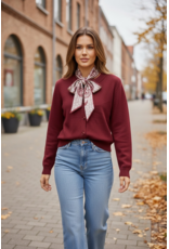 Brussel Gilet Belle bordeaux