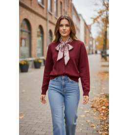 Brussel Gilet Belle bordeaux