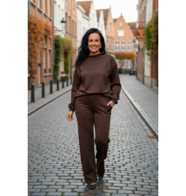 Ivy Beau Trui Kara Chocolate bruin