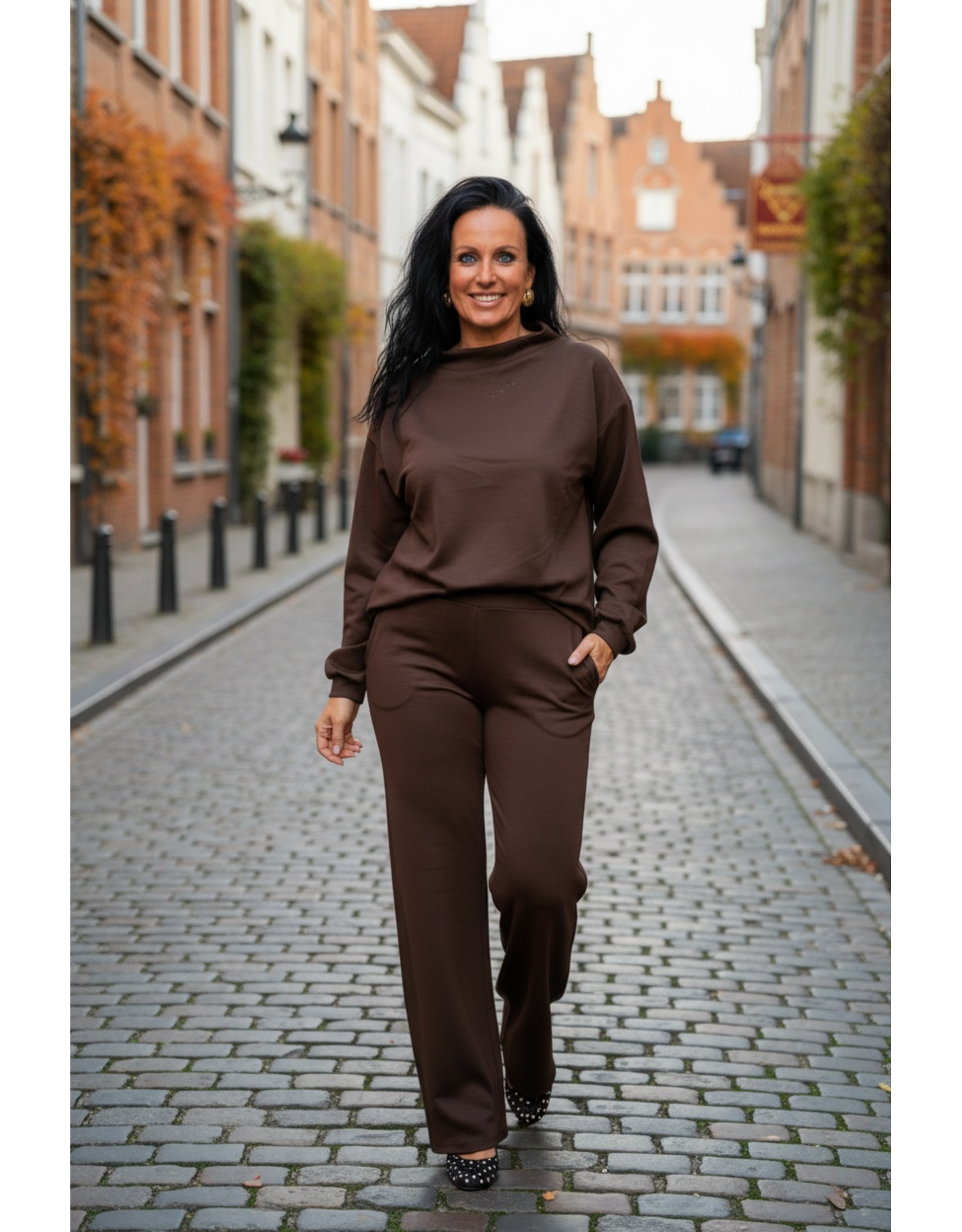 Ivy Beau Broek Killian chocolate