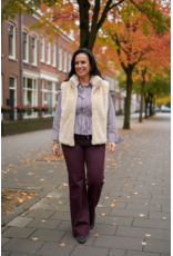 Brussel Gilet/bontje beige