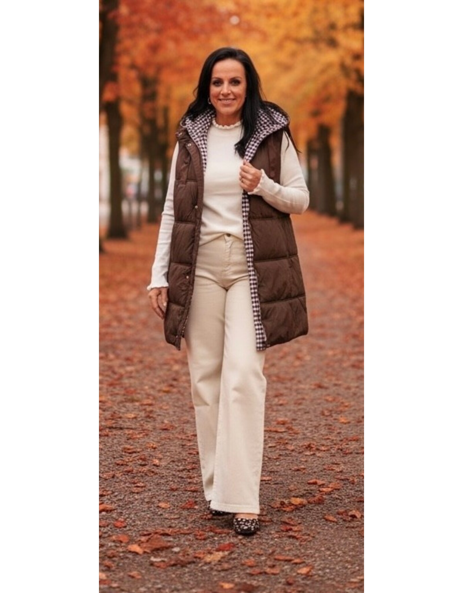 Italie Bodywarmer coffee