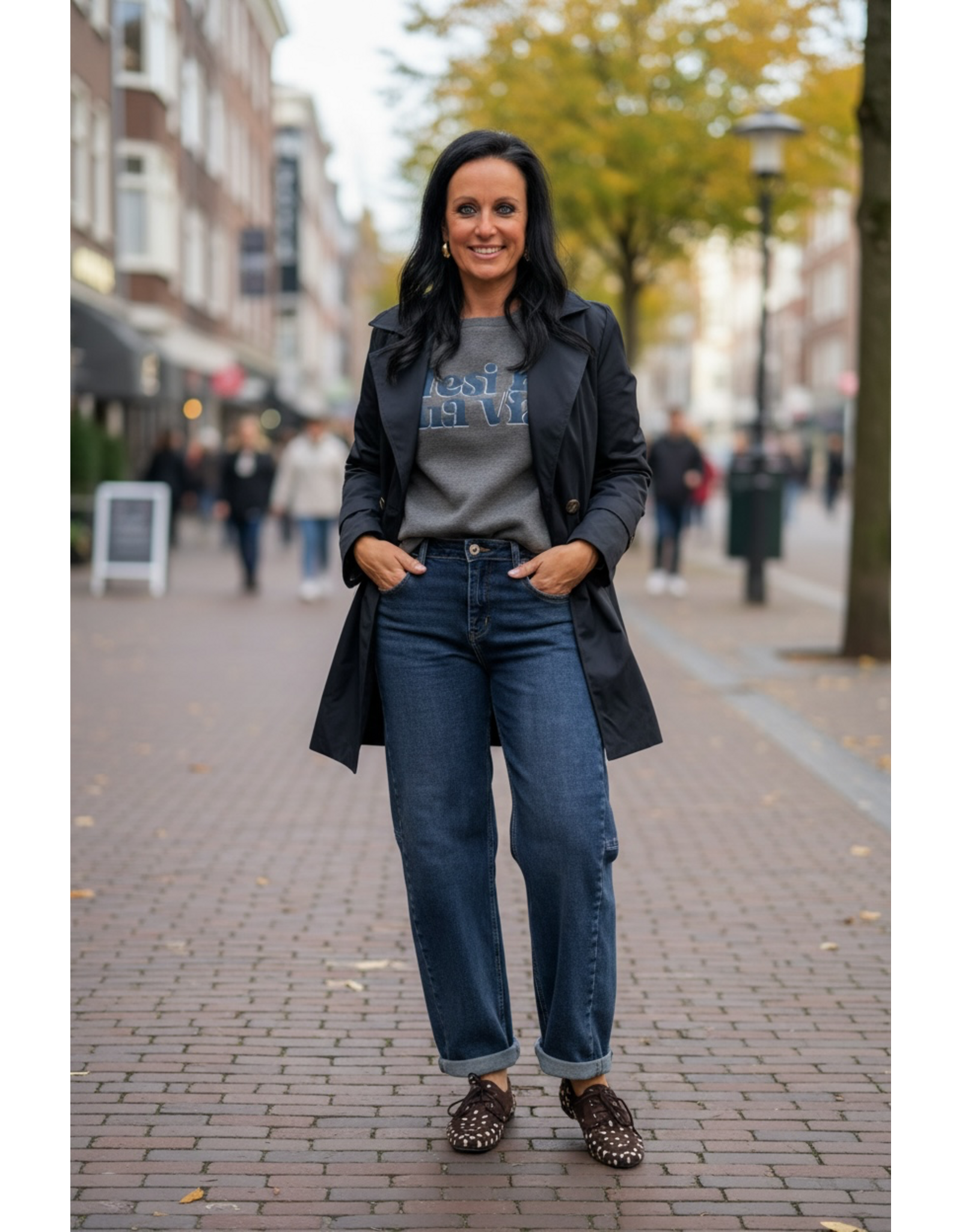 Italie Jas Navy chic