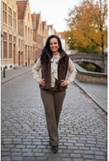 Brussel Gilet/bontje choco