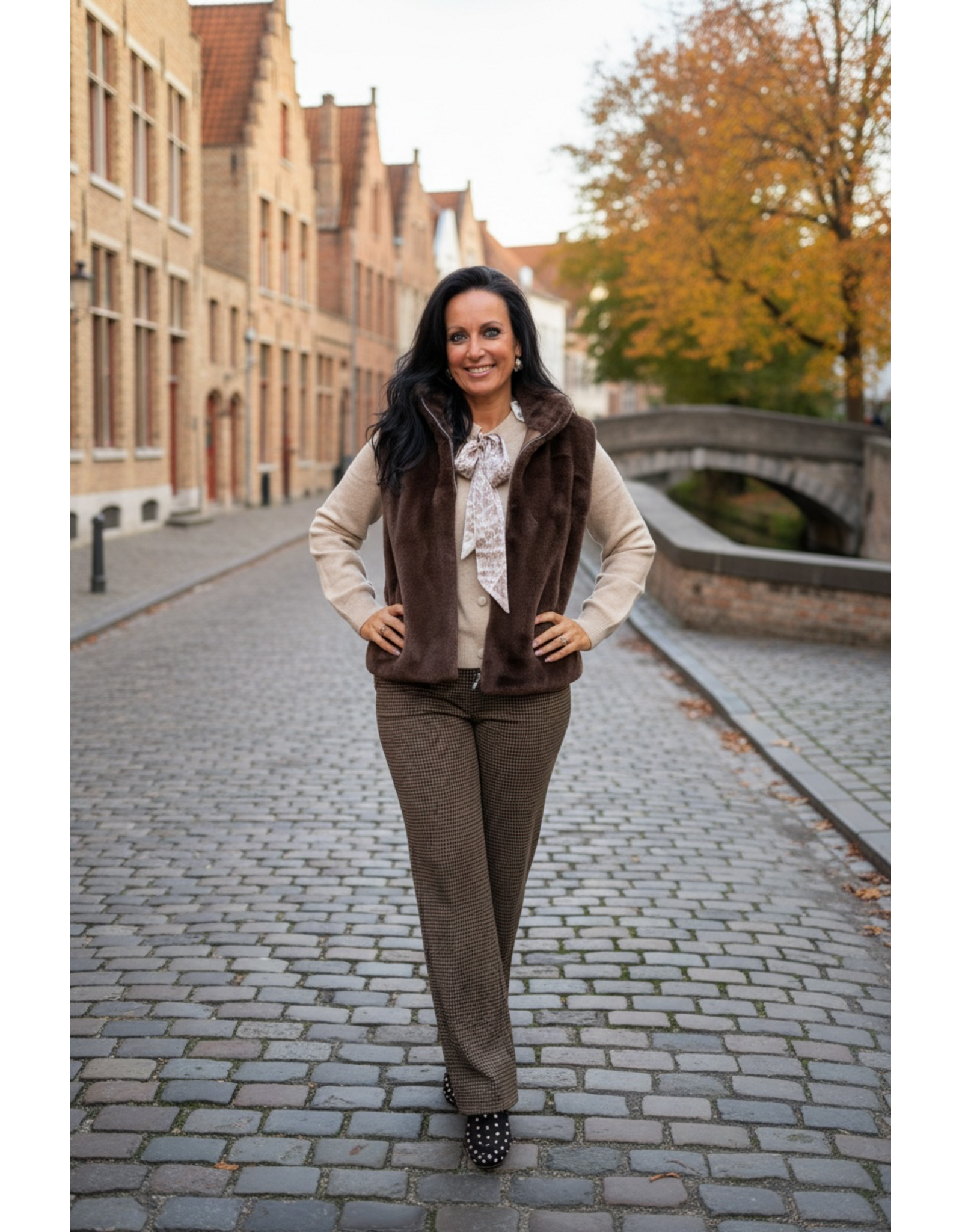 Brussel Gilet/bontje choco