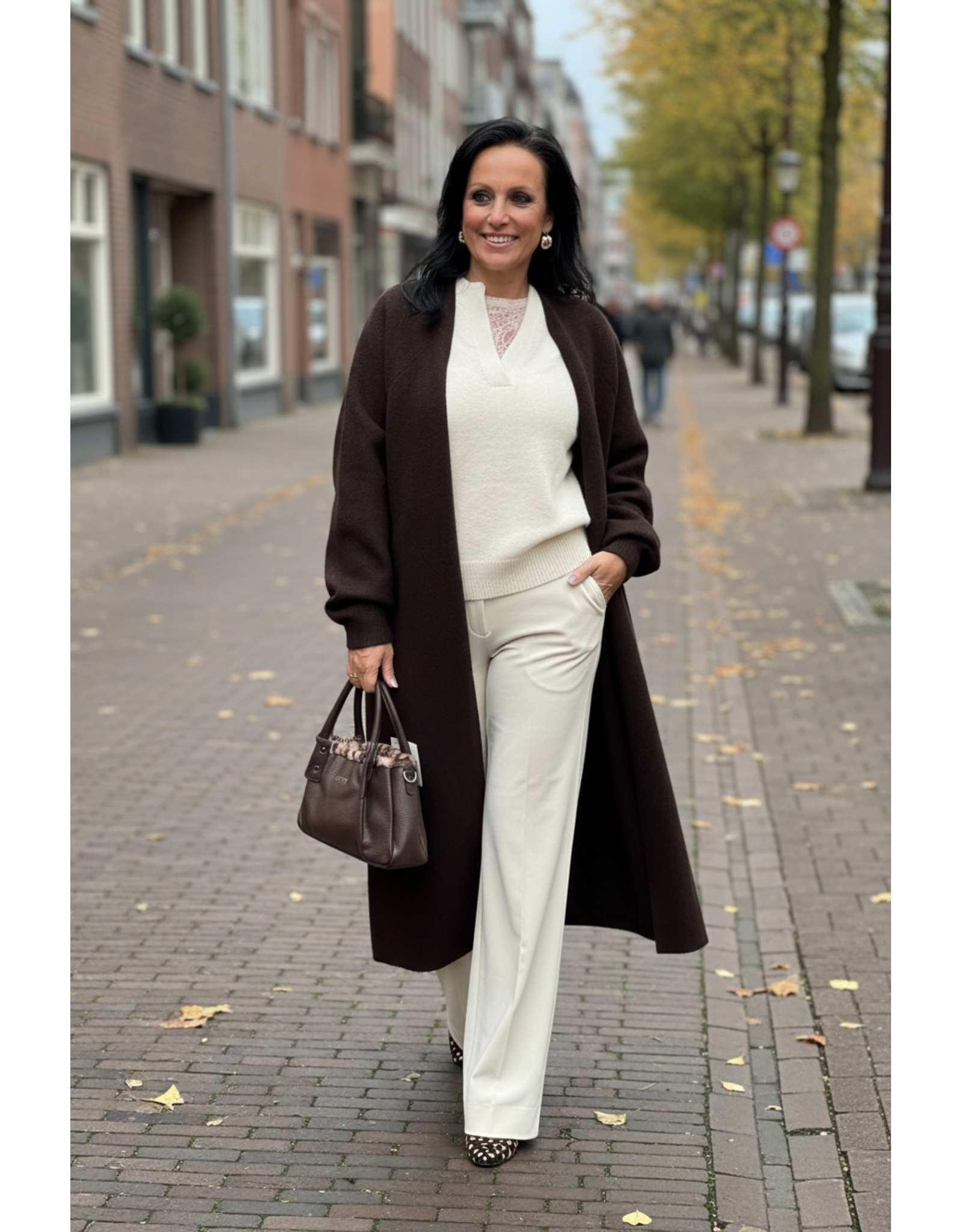 Yest Gilet Ubelina bruin