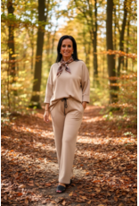 Brussel Huispak beige met sjaal