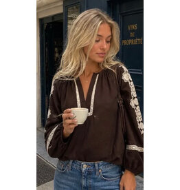 Parijs Bloes boho lace