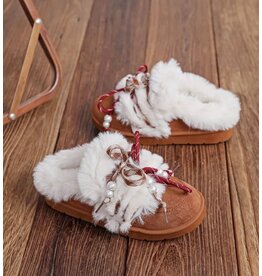 Parijs Pantoffel camel