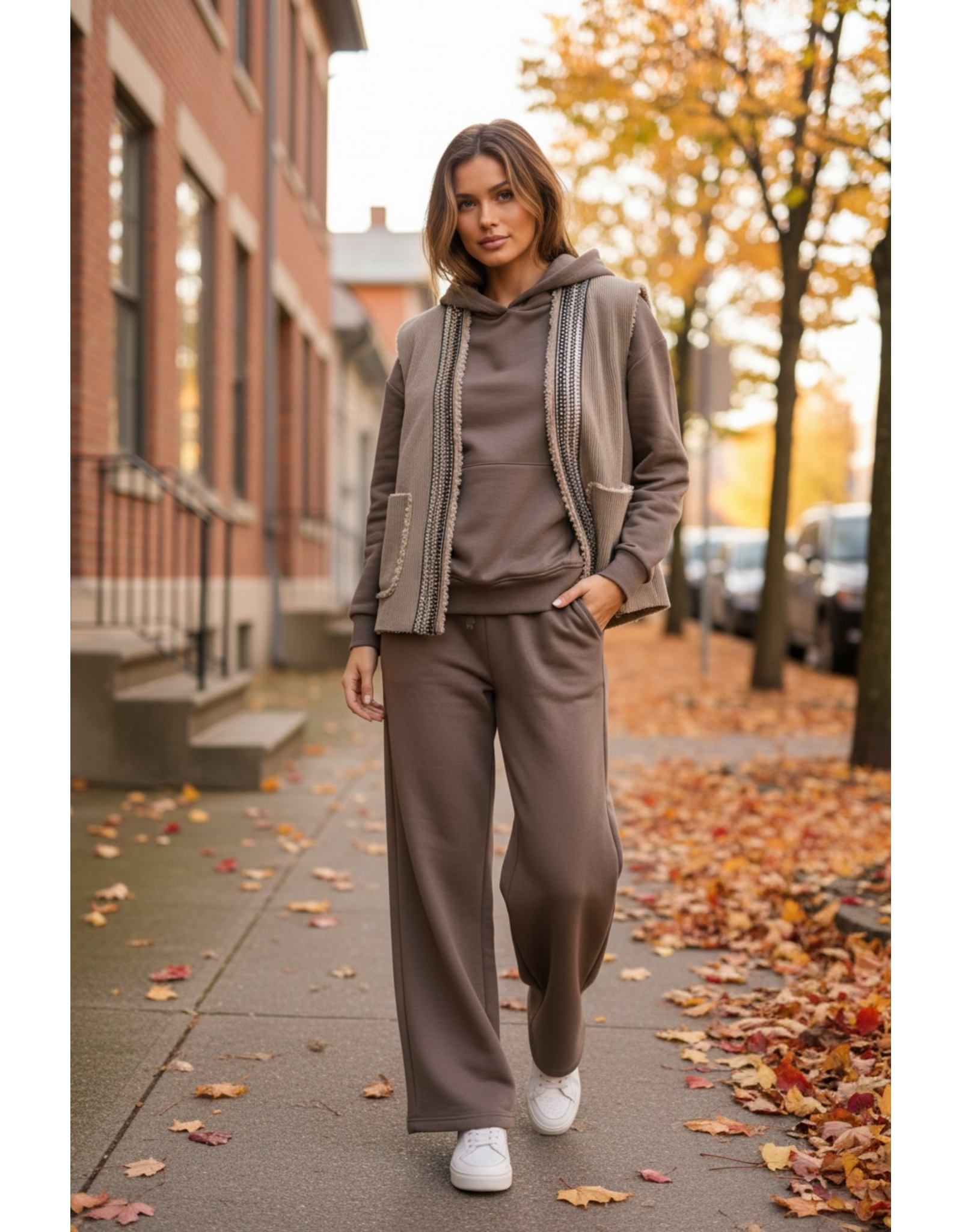 Italie Bodywarmer sandra taupe
