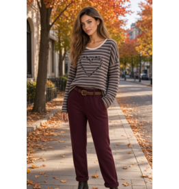 Italie Broek  bea bourgogne