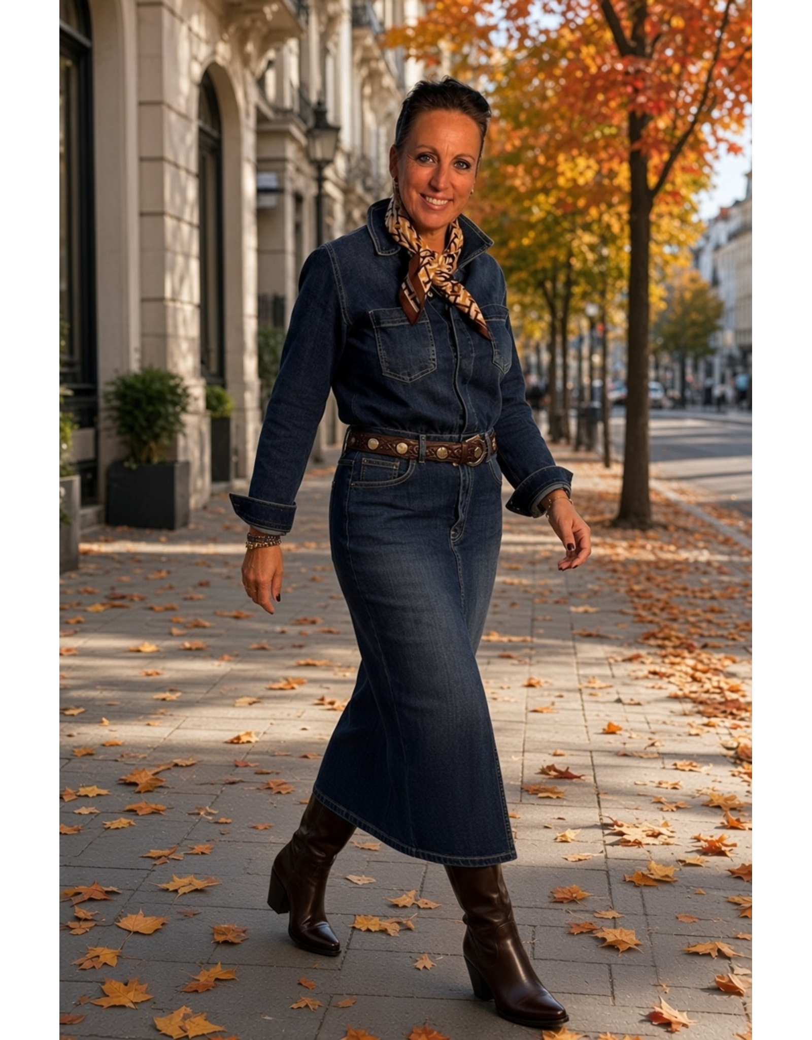 Yest Kleed Urielle blue denim