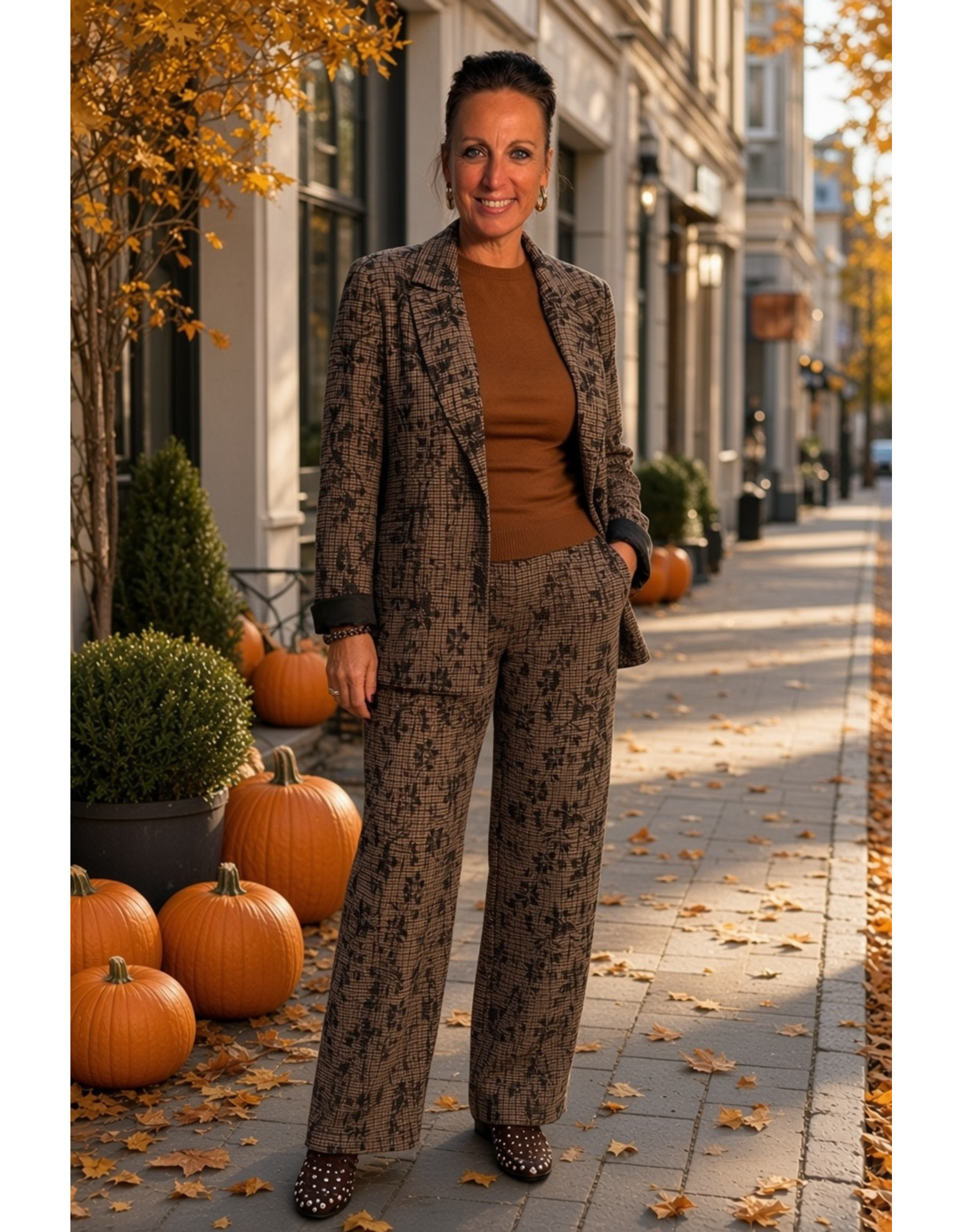 Yest Top Yest Nanette classic brown