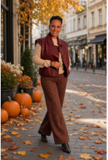 Allerlei Broek print red sun