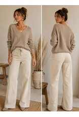 Brussel Broek beige velours