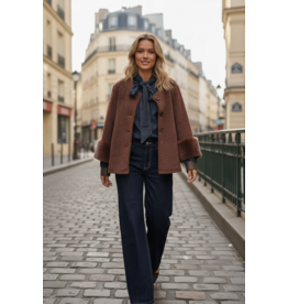Brussel Gilet Teddy camel
