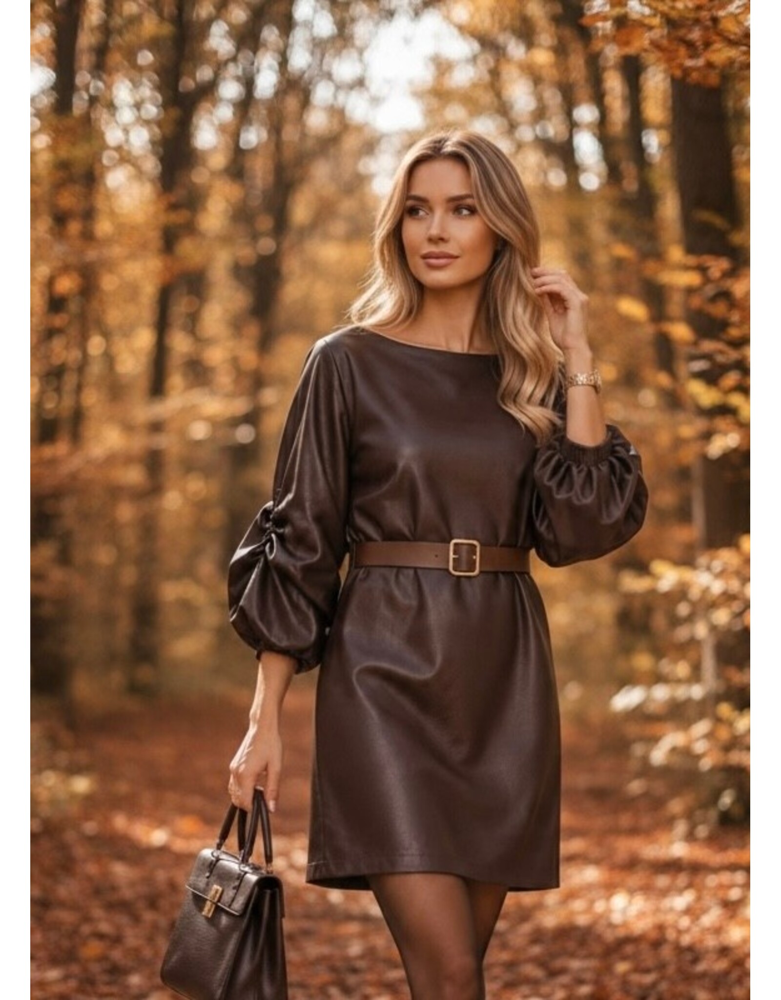 Brussel Kleed Elise mocca
