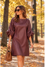 Brussel Kleed Elise bordeaux