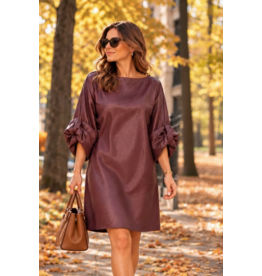 Brussel Kleed Elise bordeaux