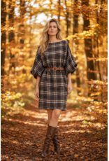Brussel Kleed Brown tartan