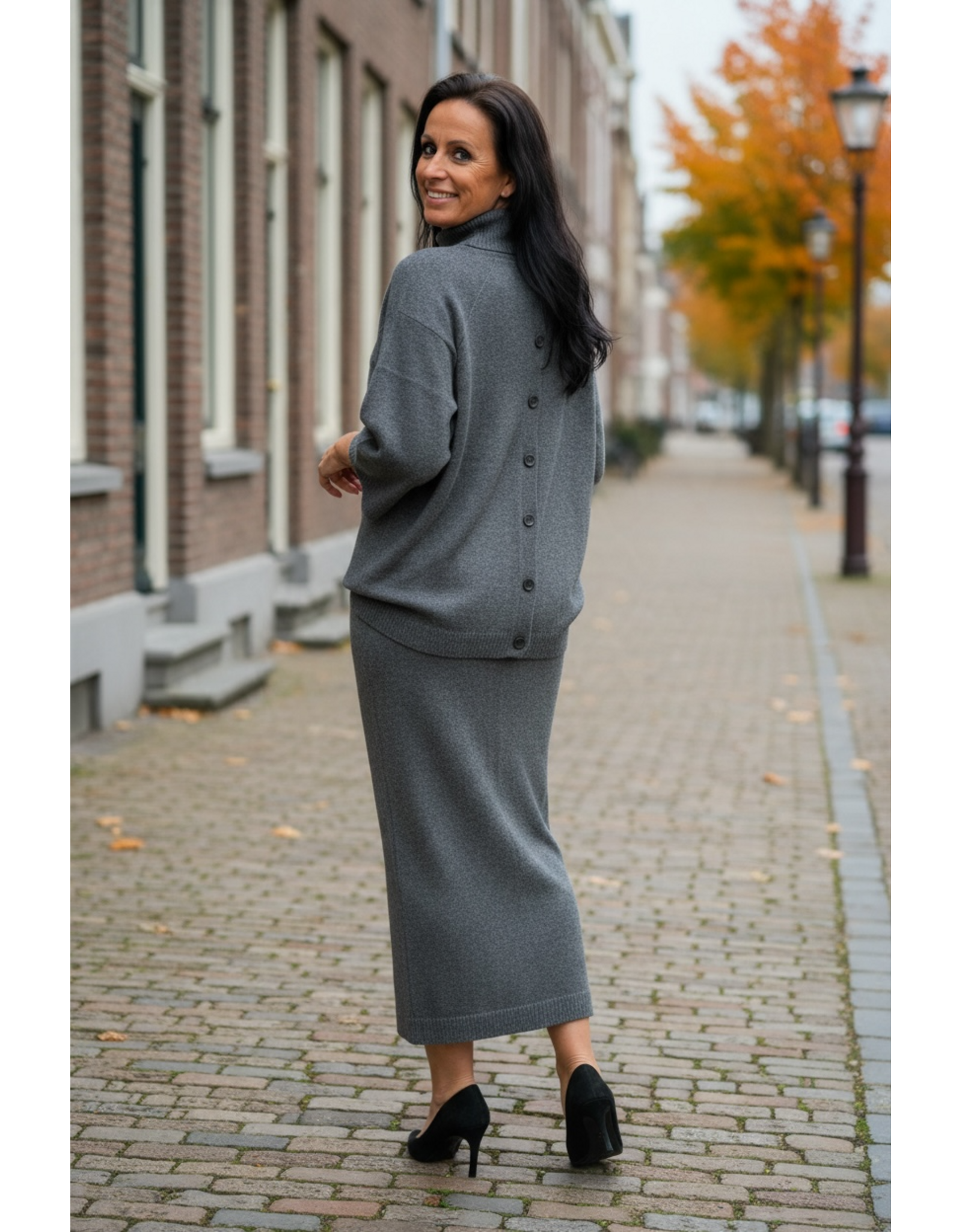 Ivy Beau Trui Mercy dark grey