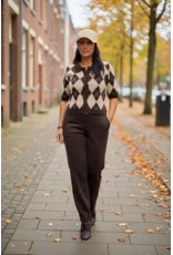 Zeze Gilet Itzel goud/bruin