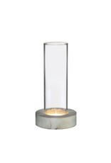 4AT Glas LEDlamp vaas d7*18cm incl.batt | Kleur: Transparant | Eenheid: doos | Aantal: 1 | Aantal per eenheid: x