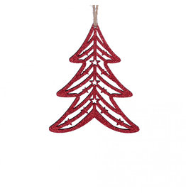 4AT Kerst Hanger kerstboom d08.5*10.5cm ( x 8 )