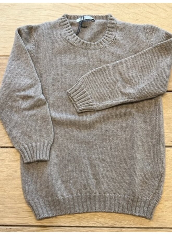 Zachte lichtbruine pull