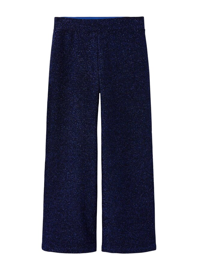 Glitter Heavy wide pant blue