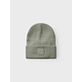 NKNMALIK KNIT BEANIE BADGE Seagrass