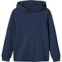 NLMNIZU LS BRU SWEAT W HOOD Navy