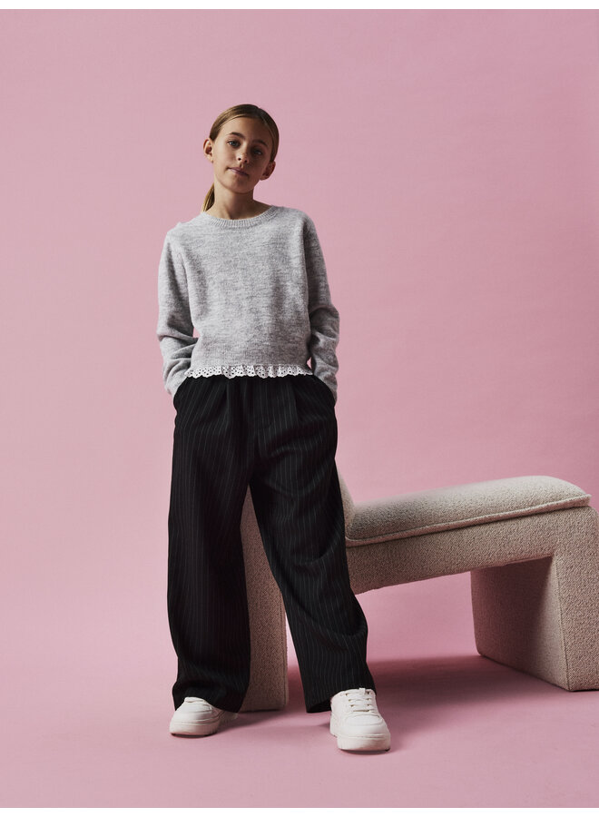 NKFTALACE LS LOOSE KNIT